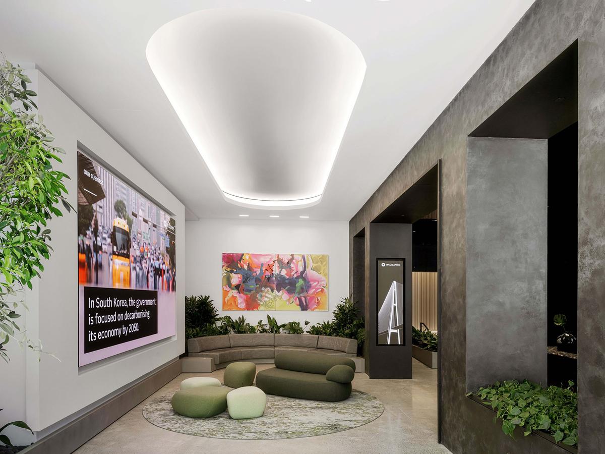 Macquarie����ŦԼ�ܲ���һ��¥�����ܽ��ڰ칫����